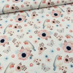 Biojersey - Tigerlilly EP - flowers & birds white