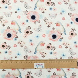 Biojersey - Tigerlilly EP - flowers & birds white – Bild 2