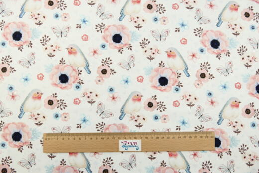 Biojersey - Tigerlilly EP - flowers & birds white