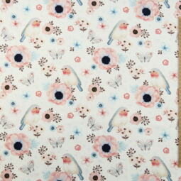 Biojersey - Tigerlilly EP - flowers & birds white – Bild 3