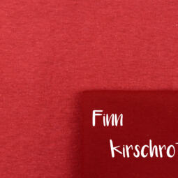 weicher Bio Hanfjersey - kirschrot – Bild 2