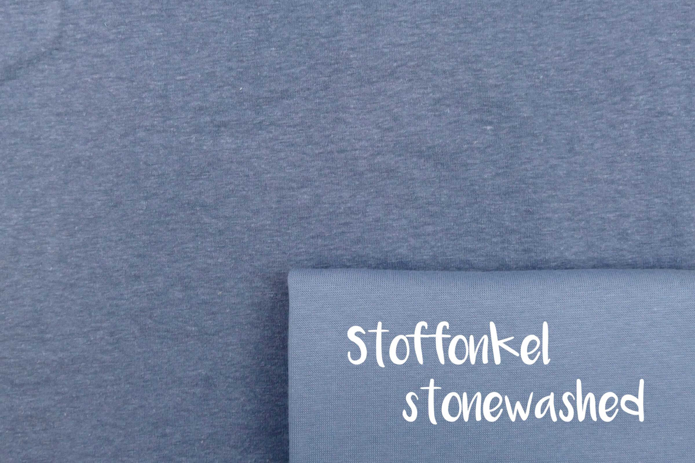 Hanfjersey stonewashed Biobündchen stonewashedkombifertig