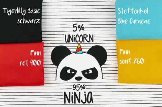 Biojersey - Tigerlilly - Ninja Panda (65cm Rapport)
