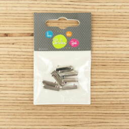 10 er Packung Schnürsenkel Endstücke Metall