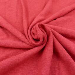 weicher Bio Hanfjersey - kirschrot