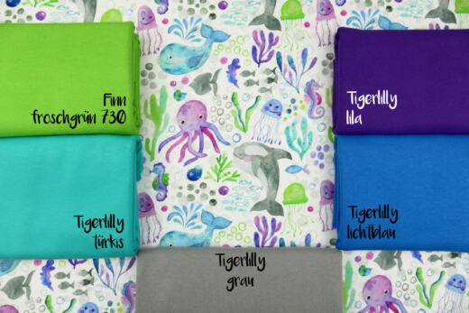 Biojersey - Tigerlilly - Happy Ocean