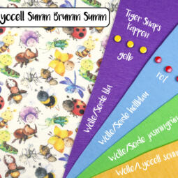 Wolle/Lyocell Bio Sommersweat - SUMM BRUMM SUMM – Bild 2