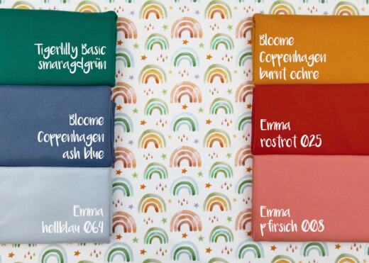 Biojersey - Tigerlilly - Regenbogenwetter