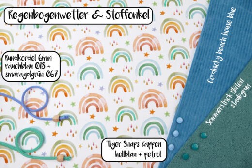 Biojersey - Tigerlilly - Regenbogenwetter