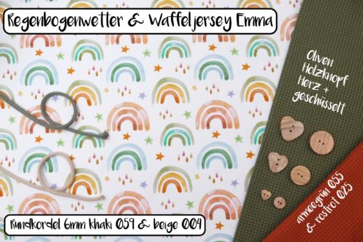 Biojersey - Tigerlilly - Regenbogenwetter