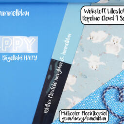Bio Satin (Baumwolle, Webstoff) - himmelblau – Bild 2
