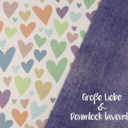 Bio Sommersweat - Tigerlilly EP - Denimlook lavendel – Bild 5