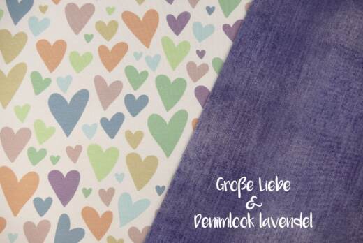 Bio Sommersweat - Tigerlilly EP - Denimlook lavendel
