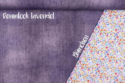 Bio Sommersweat - Tigerlilly EP - Denimlook lavendel