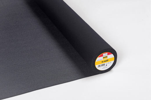 0,5 Meter Vlieseline® H609 (Bügeleinlage) - schwarz