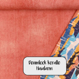 Bio Sommersweat - Tigerlilly - Denimlook koralle – Bild 7