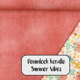 Bio Sommersweat - Tigerlilly - Denimlook koralle – Bild 11