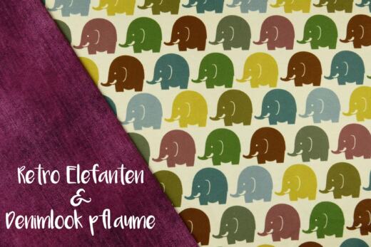 Biojersey - Tigerlilly - Retro Elefanten