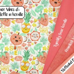 Bio Sommersweat - Tigerlilly - Denimlook koralle – Bild 5