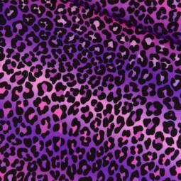 Bade-/Sportjersey (aus recyceltem Polyester) - Leopard pink/lila – Bild 1