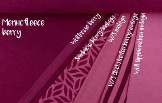 Bio Merinofleece - berry