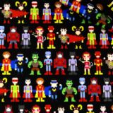 Pixel Heroes Multi on black