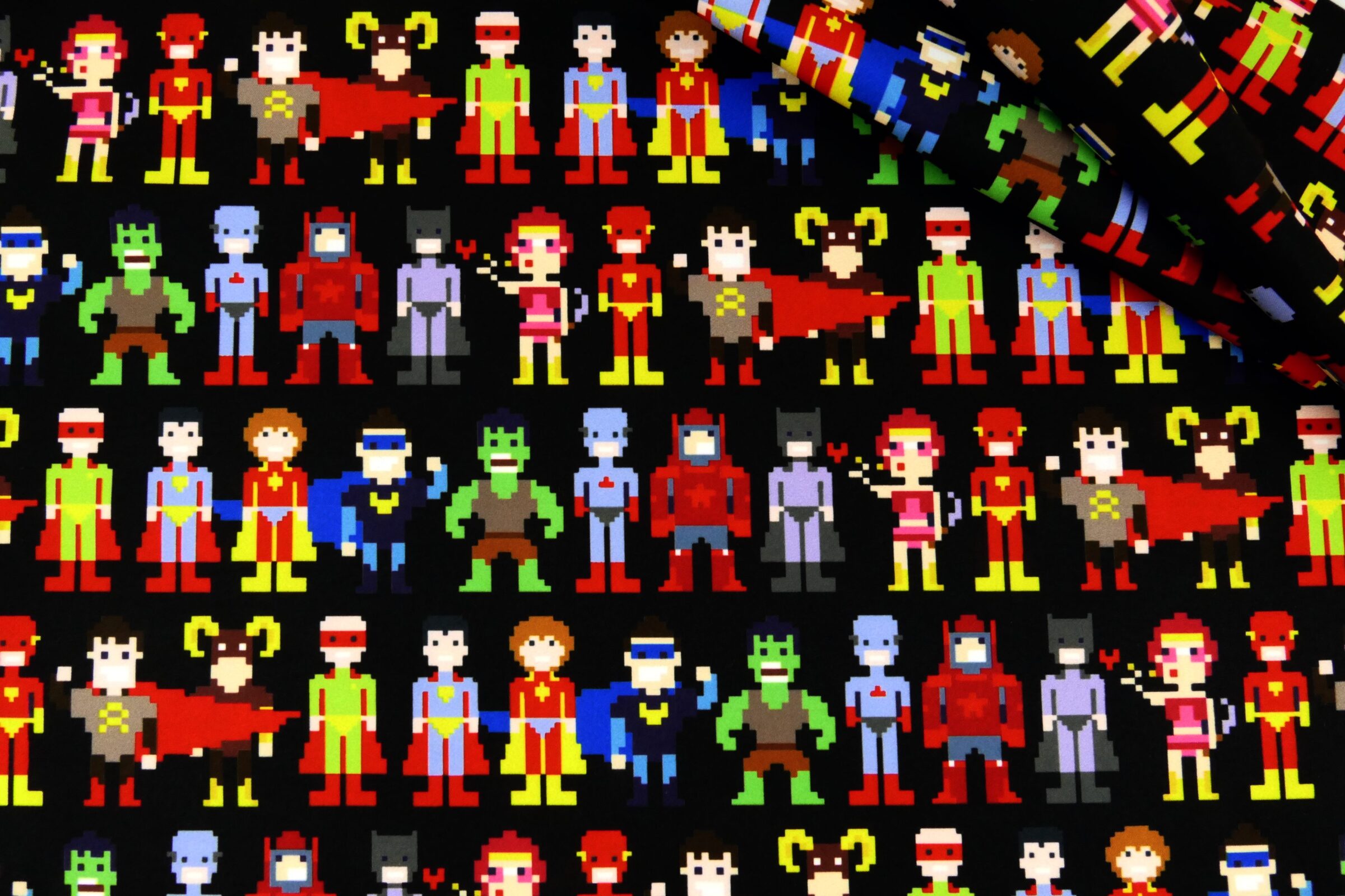 Pixel Heroes Multi on black