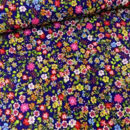 Bade-/Sportjersey (aus recyceltem Polyester) - Wildblumen navy