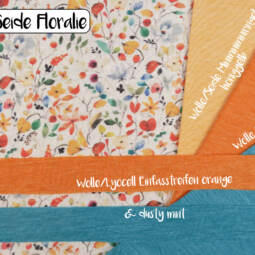 Wolle/Seide Biojersey - Floralie – Bild 3