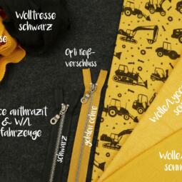 Bio Merinofleece - anthrazit meliert – Bild 4