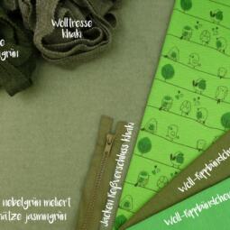 Bio Merinofleece - nebelgrün – Bild 2