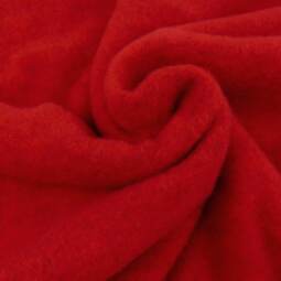 Bio Merinofleece - rot meliert
