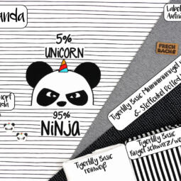Biojersey - Tigerlilly - Ninja Panda (65cm Rapport) – Bild 3