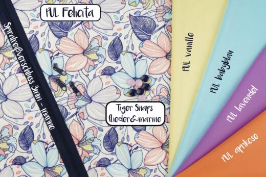 PUL Stoff bedruckt - Felicita