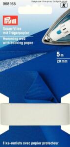 Prym Saumvlies mit Trägerpapier zum Einbügeln