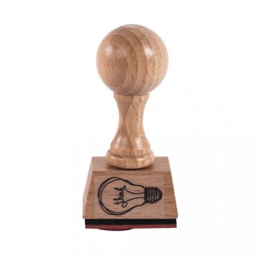 Rayher - Statement-Stempel - think, 2x3cm