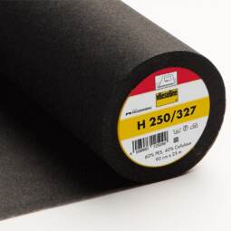 0,5 Meter Vlieseline® H250 (Bügeleinlage) - schwarz