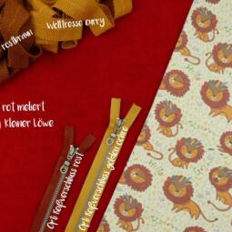 Bio Merinofleece - rot meliert – Bild 3