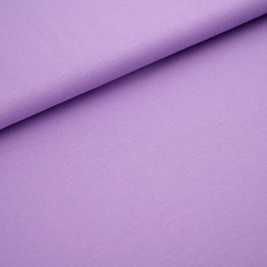 Biojersey uni - Stoffonkel - lavendel