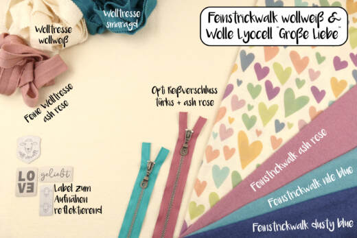 Bio Feinstrickwalk (Merino) - wollweiĆ