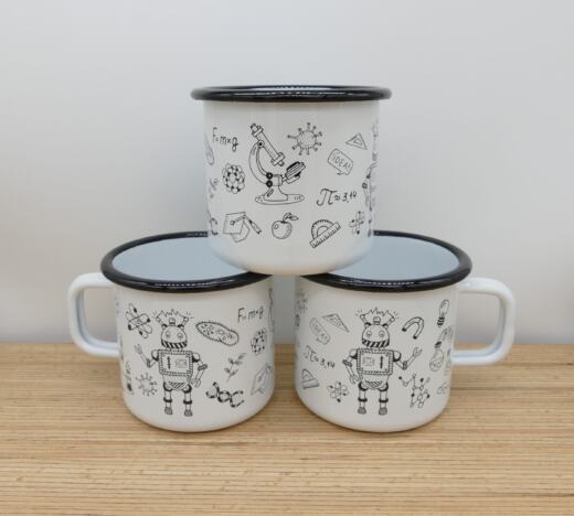 Ein Emaillebecher 250ml - Tigerlilly EP - Wissenschaft
