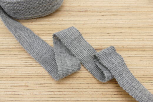 Bio Wolltresse - grau meliert 7005
