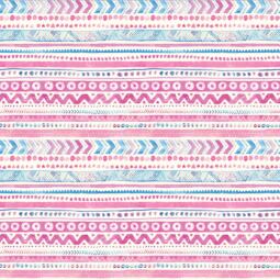 PUL Stoff bedruckt - Pink India – Bild 1