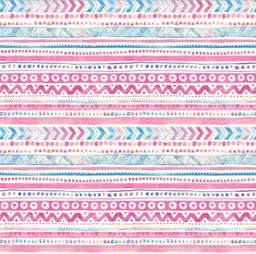 PUL Stoff bedruckt - Pink India