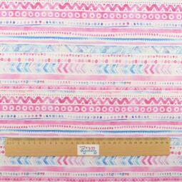 PUL Stoff bedruckt - Pink India – Bild 2