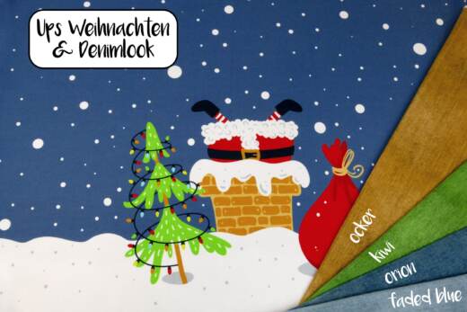 Bio Sommersweat - Tigerlilly EP - Ups Weihnachten (für die kleinen Mäuse / Rapport: 65cm)