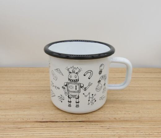 Ein Emaillebecher 250ml - Tigerlilly EP - Wissenschaft