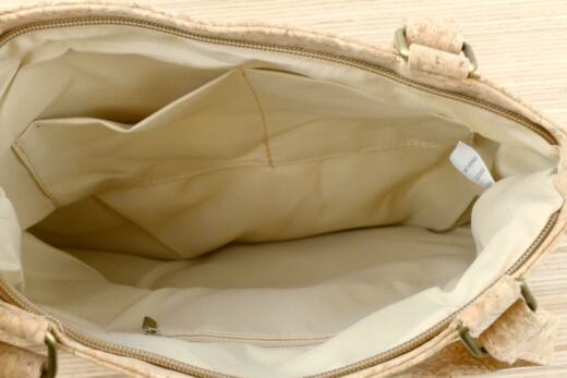 Große Kork Handtasche - Fische bunt