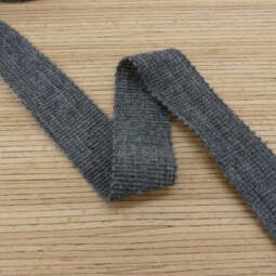 Bio Wolltresse aus 100% Schurwolle - schiefer 7042