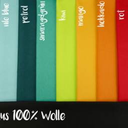 Bio Tuchloden aus 100% Wolle - kiwi – Bild 4